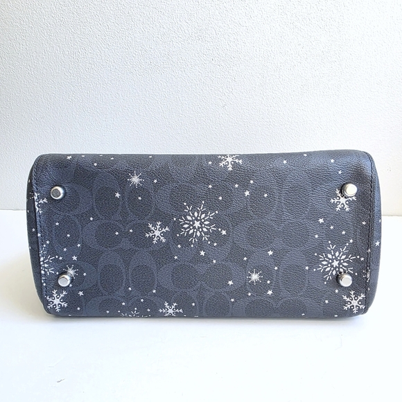 Coach Snowflake Rowan Satchel - Picture 10 of 15